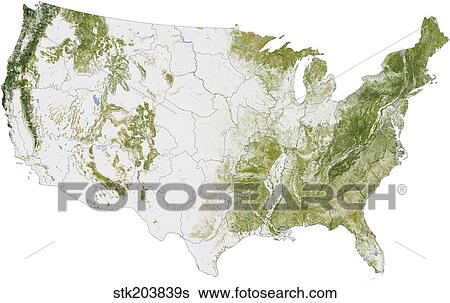 Map of the United States showing the concentration of biomass. View Large Photo Image Stock Photograph - Map of the United States showing the concentration of biomass.. Fotosearch