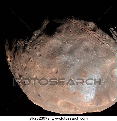 Mars moon Phobos. View Large Photo Image Stock Photograph - Mars moon Phobos.. Fotosearch
