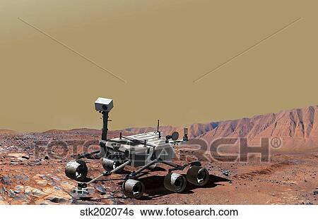 Mars Science Laboratory View Large Illustration Stock Illustration - Mars Science Laboratory. Fotosearch