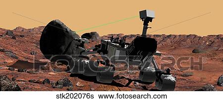 Mars Science Laboratory View Large Illustration Stock Illustration - Mars Science Laboratory. Fotosearch