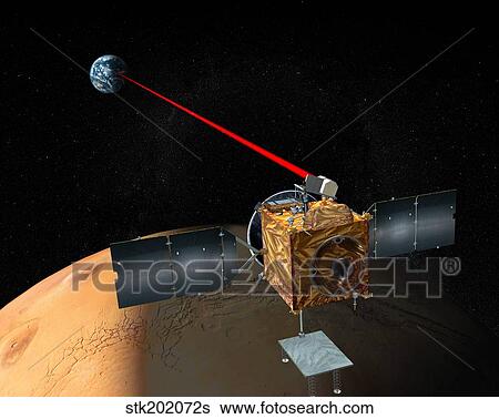 Mars Telecommunications Orbiter View Large Illustration Stock Illustration - Mars Telecommunications Orbiter. Fotosearch