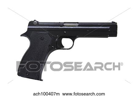Picture - MAS Model 1935A French semi-automatic pistol.. Fotosearch