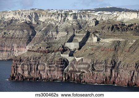 Mavromatis Pumice quarry with pier for loading bulk carriers, Greece. View Large Photo Image Stock Photograph - Mavromatis Pumice quarry with pier for loading bulk carriers, Greece.. Fotosearch