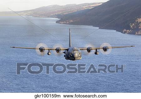 MC-130H Combat Talon II over Loch Ness, Scotland. View Large Photo Image Picture - MC-130H Combat Talon II over Loch Ness, Scotland.. Fotosearch