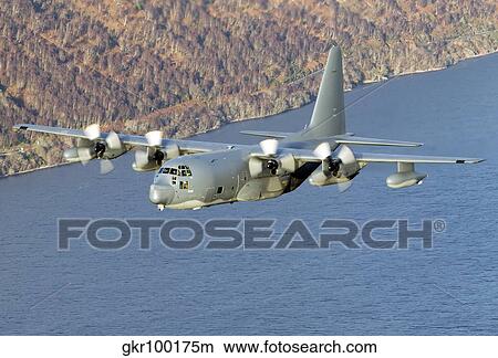 Picture - MC-130P Combat Shadow in flight. over Scotland.. Fotosearch