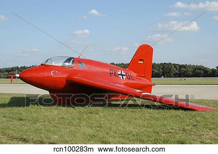 Messerschmitt Me-163 Komet glider replica. View Large Photo Image Picture - Messerschmitt Me-163 Komet glider replica.. Fotosearch