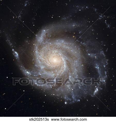 Messier 101, the Pinwheel Galaxy. View Large Photo Image Stock Photograph - Messier 101, the Pinwheel Galaxy.. Fotosearch