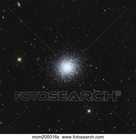 Messier 13, The Great Globular Cluster in Hercules. View Large Photo Image Stock Photograph - Messier 13, The Great Globular Cluster in Hercules.. Fotosearch