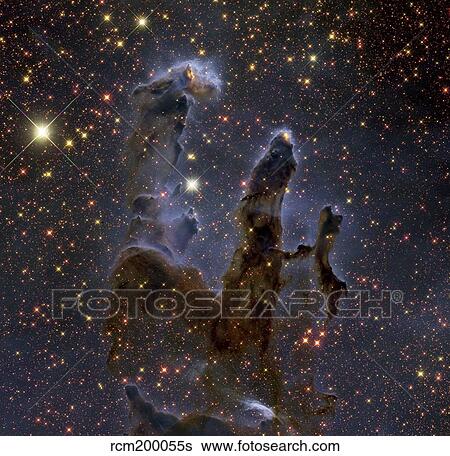 Messier 16, The Eagle Nebula in Serpens. View Large Photo Image Stock Photograph - Messier 16, The Eagle Nebula in Serpens.. Fotosearch