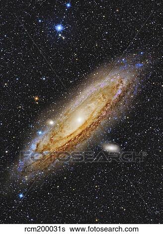 Messier 31, the Andromeda Galaxy. View Large Photo Image Stock Photograph - Messier 31, the Andromeda Galaxy.. Fotosearch
