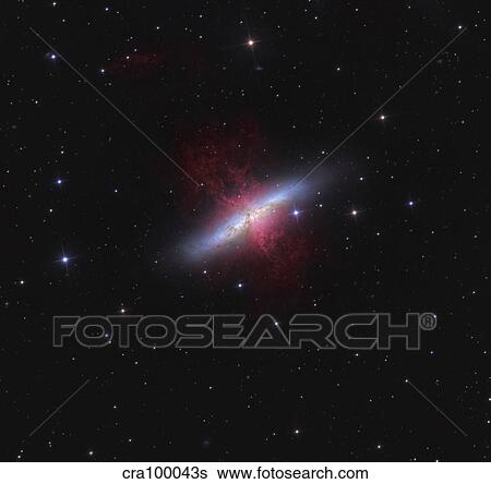 Messier 82, a starburst galaxy in the constellation Ursa Major. View Large Photo Image Stock Photograph - Messier 82, a starburst galaxy in the constellation Ursa Major.. Fotosearch