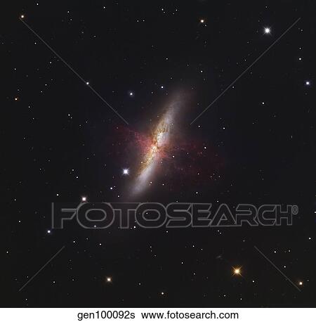 Messier 82, a starburst galaxy in the constellation Ursa Major. View Large Photo Image Stock Photograph - Messier 82, a starburst galaxy in the constellation Ursa Major.. Fotosearch