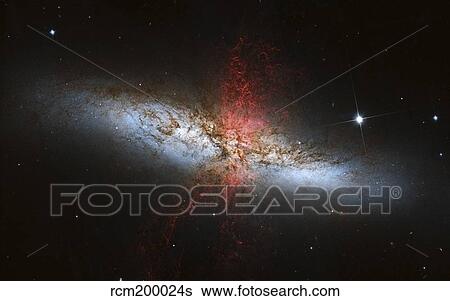 Messier 82, a starburst galaxy in the constellation Ursa Major. View Large Photo Image Stock Photograph - Messier 82, a starburst galaxy in the constellation Ursa Major.. Fotosearch