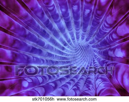 Drawing - Microscopic view of inner nervous system.. Fotosearch