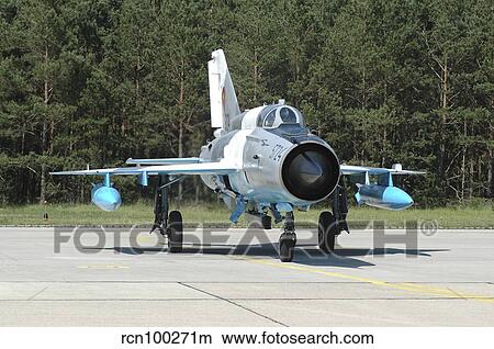 MiG-21 Lancer of the Romanian Air Force. View Large Photo Image Picture - MiG-21 Lancer of the Romanian Air Force.. Fotosearch