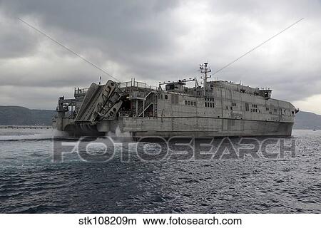 Military Sealift Command joint high-speed vessel USNS Spearhead. View Large Photo Image Picture - Military Sealift Command joint high-speed vessel USNS Spearhead.. Fotosearch