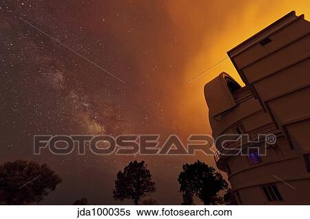 Milky Way appears through smoke over the McDonald Observatory. View Large Photo Image Stock Photograph - Milky Way appears through smoke over the McDonald Observatory.. Fotosearch