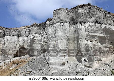 Minoan Eruption Deposits, Mavromatis Pumice quarry, Greece. View Large Photo Image Stock Photograph - Minoan Eruption Deposits, Mavromatis Pumice quarry, Greece.. Fotosearch