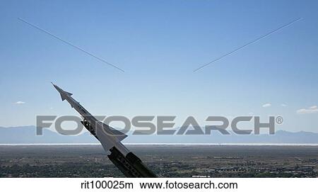 Picture - Missile on display at Alamogordo Space Museum, New Mexico.. Fotosearch