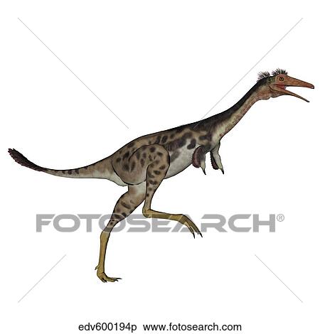 Mononykus dinosaur. View Large Illustration Stock Illustration - Mononykus dinosaur.. Fotosearch