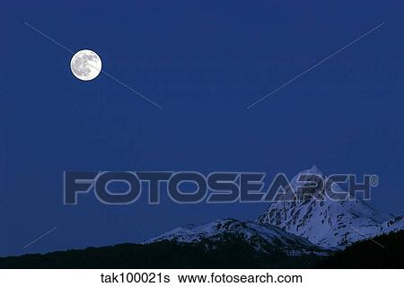 Moonrise View Large Photo Image Stock Photograph - Moonrise. Fotosearch