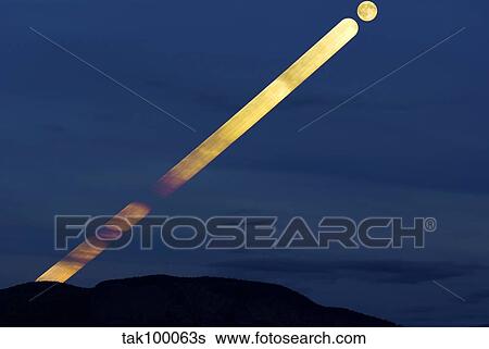 Stock Photograph - Moonrise. Fotosearch
