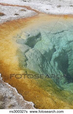 Morning Glory Pool Hot Spring, Upper Geyser Basin geothermal area, Yellowstone National Park. View Large Photo Image Stock Photograph - Morning Glory Pool Hot Spring, Upper Geyser Basin geothermal area, Yellowstone National Park.. Fotosearch