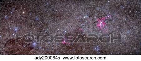 Mosaic of the Carina Nebula and Crux area in the southern sky. View Large Photo Image Stock Photograph - Mosaic of the Carina Nebula and Crux area in the southern sky.. Fotosearch