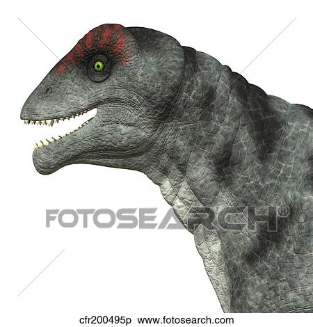 Moschops dinosaur, white background. View Large Illustration Stock Illustration - Moschops dinosaur, white background.. Fotosearch
