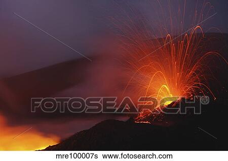 Mount Etna eruption, Sicily, Italy. View Large Photo Image Stock Photograph - Mount Etna eruption, Sicily, Italy.. Fotosearch