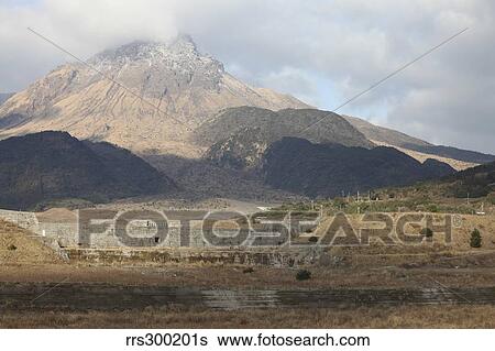 Stock Photograph - Mount Unzen volcano, Japan.. Fotosearch