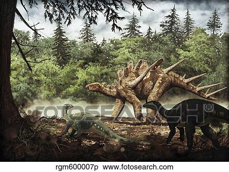 Mutualistic relationship between Dacentrurus armatus and Draconyx loureiroi. View Large Illustration Stock Illustration - Mutualistic relationship between Dacentrurus armatus and Draconyx loureiroi.. Fotosearch
