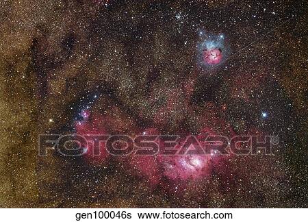 Stock Photograph - Nebulosity in Sagittarius. Fotosearch