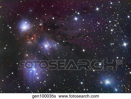 NGC 2170, a reflection nebula located in the constellation Monoceros. View Large Photo Image Stock Photograph - NGC 2170, a reflection nebula located in the constellation Monoceros.. Fotosearch