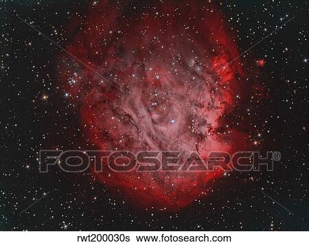 NGC 2174, the Monkey Head Nebula with IC 2159 nebulosity. View Large Photo Image Stock Photograph - NGC 2174, the Monkey Head Nebula with IC 2159 nebulosity.. Fotosearch