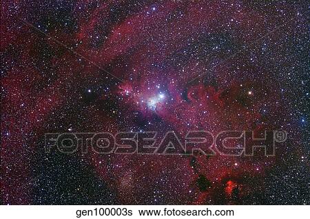 NGC 2264, The Cone Nebula Region View Large Photo Image Stock Photograph - NGC 2264, The Cone Nebula Region. Fotosearch