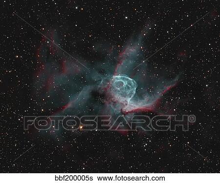 NGC 2359, Thor's Helmet. View Large Photo Image Stock Photograph - NGC 2359, Thor's Helmet.. Fotosearch