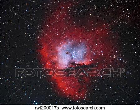 Stock Photograph - NGC 281, the Pacman Nebula.. Fotosearch