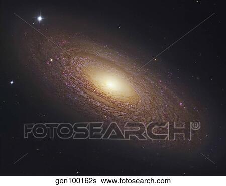 Stock Photograph - NGC 2841, spiral galaxy in Ursa Major.. Fotosearch