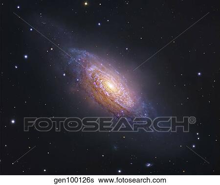 NGC 3521, spiral galaxy in Leo. View Large Photo Image Stock Photograph - NGC 3521, spiral galaxy in Leo.. Fotosearch