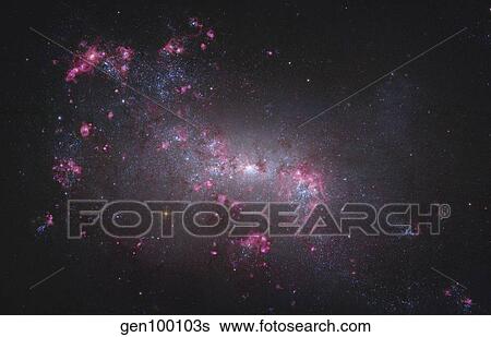 NGC 4449, an irregular galaxy in the constellation Canes Venatici. View Large Photo Image Stock Photograph - NGC 4449, an irregular galaxy in the constellation Canes Venatici.. Fotosearch