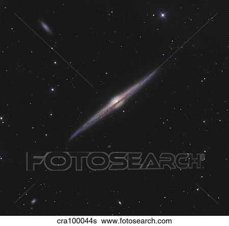 NGC 4565, known as the Needle Galaxy. View Large Photo Image Stock Photograph - NGC 4565, known as the Needle Galaxy.. Fotosearch