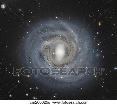 NGC 4921, a barred spiral galaxy in the Coma Cluster. View Large Photo Image Stock Photograph - NGC 4921, a barred spiral galaxy in the Coma Cluster.. Fotosearch