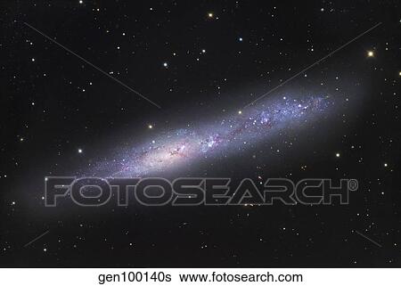 Stock Photograph - NGC 55, Irregular Galaxy in Sculptor.. Fotosearch