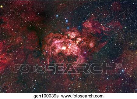 NGC 6357, an emission nebula located in the constellation Scorpius. View Large Photo Image Stock Photograph - NGC 6357, an emission nebula located in the constellation Scorpius.. Fotosearch