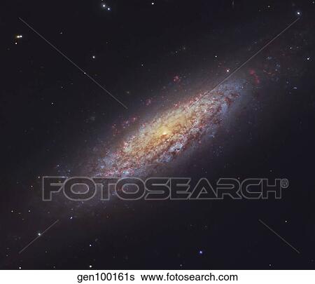 Stock Photograph - NGC 6503, spiral galaxy in the constellation Draco.. Fotosearch