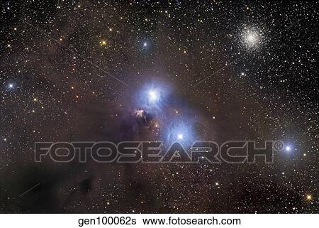 NGC 6726, galactic dust cloud in Corona Australis. View Large Photo Image Stock Photograph - NGC 6726, galactic dust cloud in Corona Australis.. Fotosearch