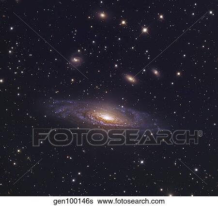 NGC 7331, Spiral Galaxy in Pegasus. View Large Photo Image Stock Photograph - NGC 7331, Spiral Galaxy in Pegasus.. Fotosearch