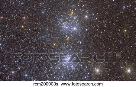 NGC 884 and NGC 869, the Double Cluster in Perseus. View Large Photo Image Stock Photograph - NGC 884 and NGC 869, the Double Cluster in Perseus.. Fotosearch
