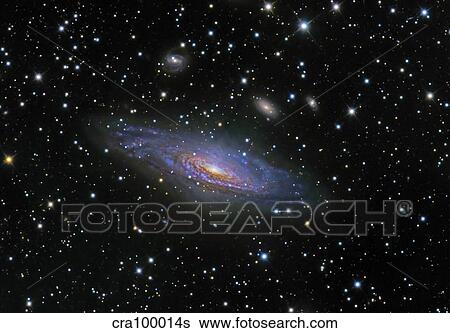 NGC7331 Galaxy and its companion galaxies View Large Photo Image Stock Photograph - NGC7331 Galaxy and its companion galaxies. Fotosearch
